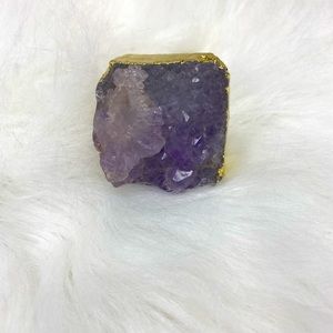 Amethyst Crystal Knob from Anthropologie